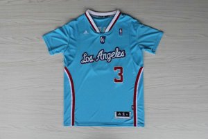 Maillot De Basket Los Angeles Clippers Chris Paul 3 New Manches Courtes Bleu